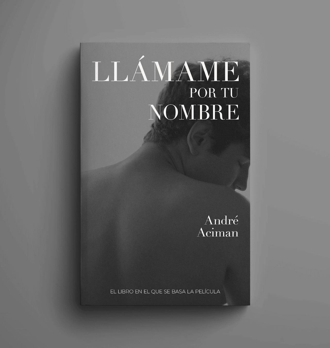 Minimalist romance book cover design